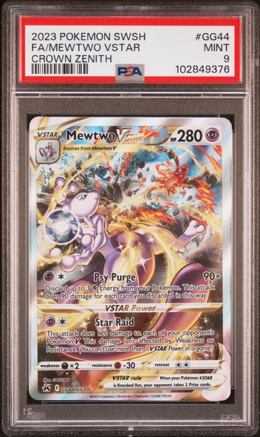 Mewtwo Vstar Alt Art PSA 9