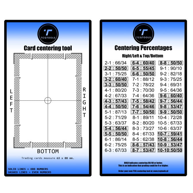 Kartenzentrierungswerkzeug - TcgTools