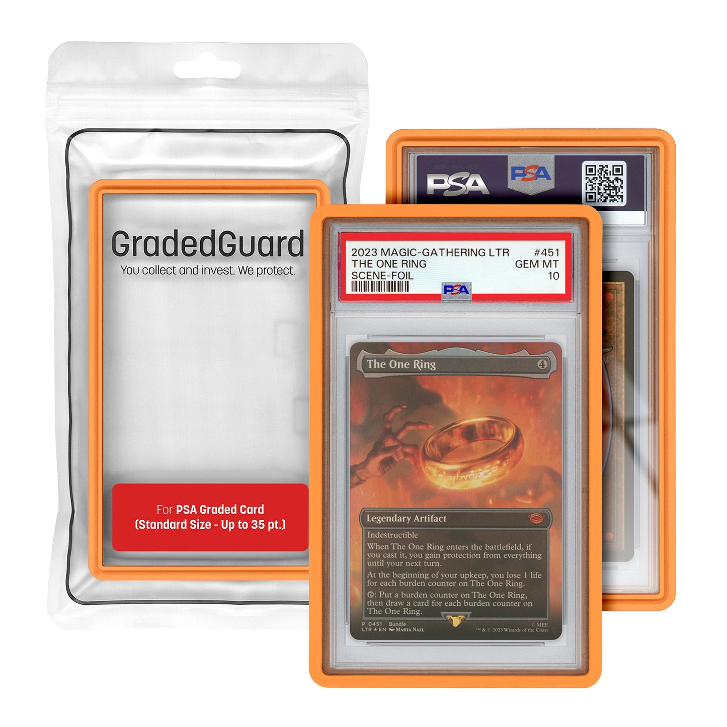 GradedGuard Orange PSA Standardkoffer