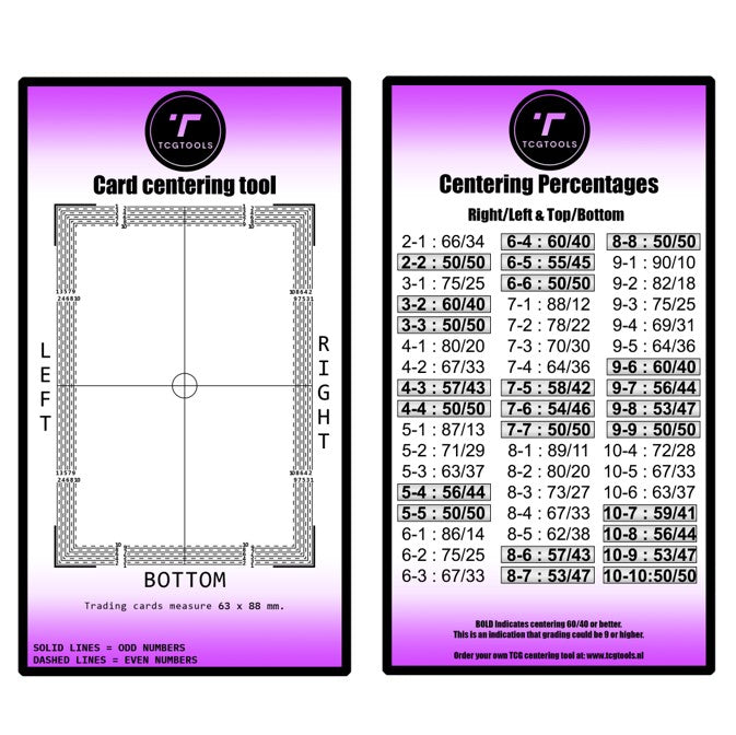 Kartenzentrierungswerkzeug - TcgTools