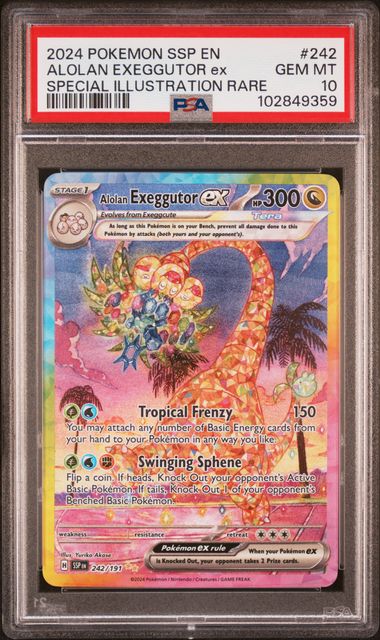 Alolan Exeggutor SIR PSA 10