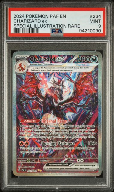 Charizard ex SIR PSA 9