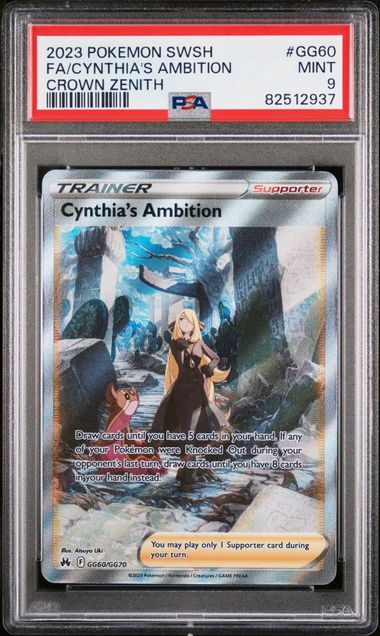cynthia ambition pokemon card price Cynthia's Ambition FA PSA 9 – TcgTools