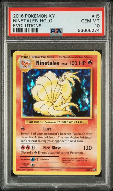 Ninetails Holo PSA 10