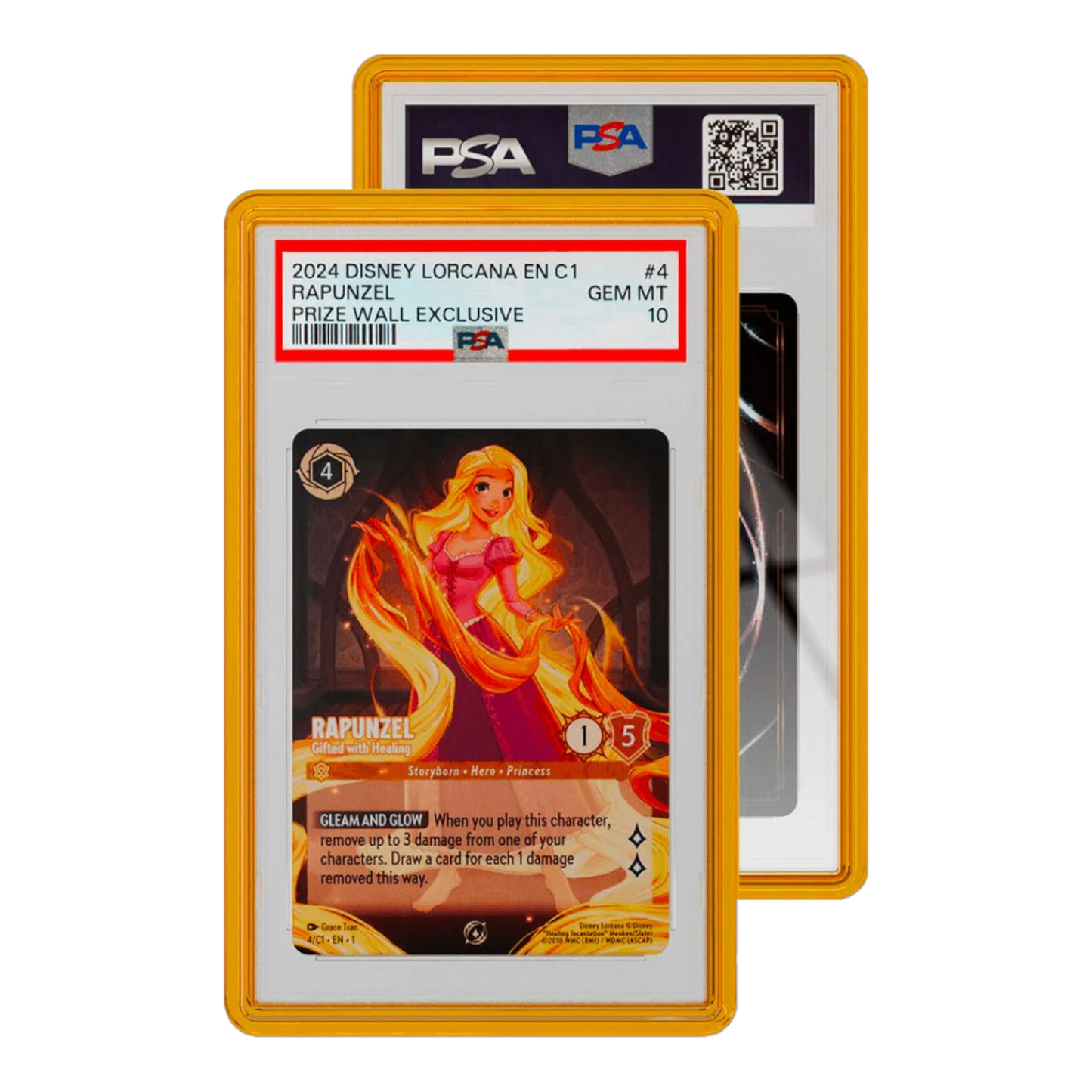 GradedGuard Amber PSA Jewel Case