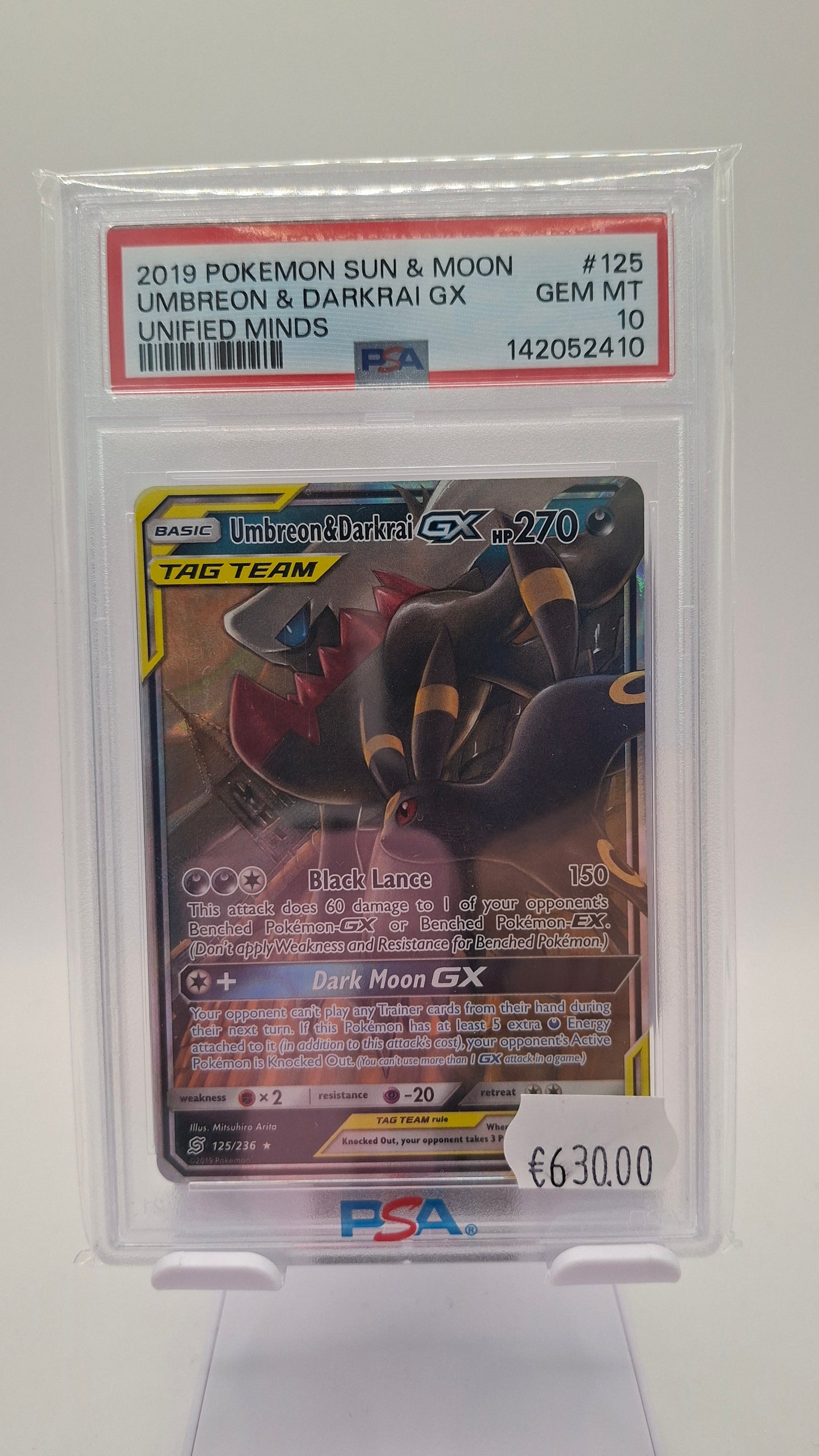 Umbreon & Darkrai 125 PSA 10