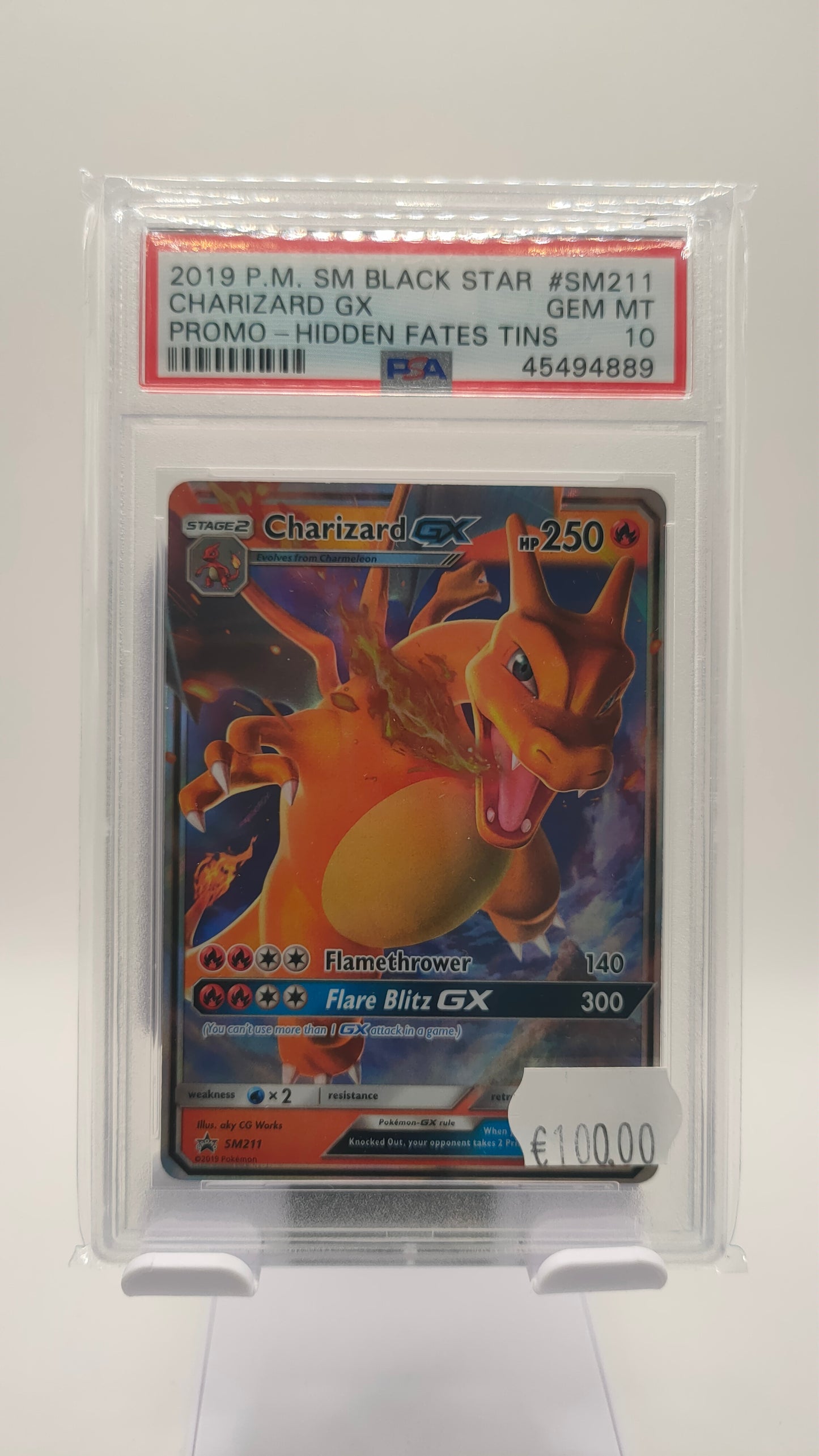 Charizard GX SM211 PSA 10