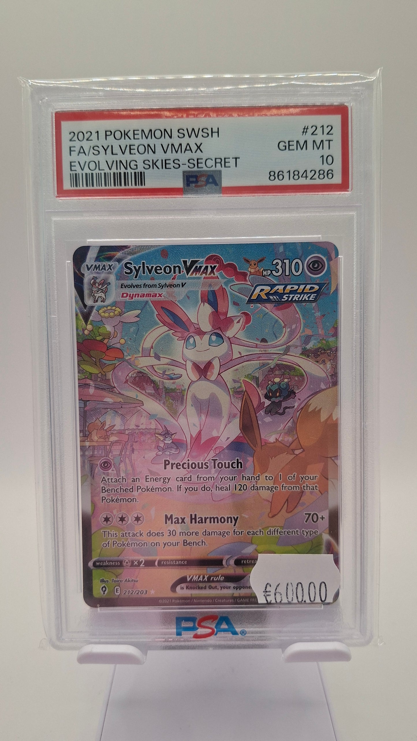 Sylveon 212 PSA 10