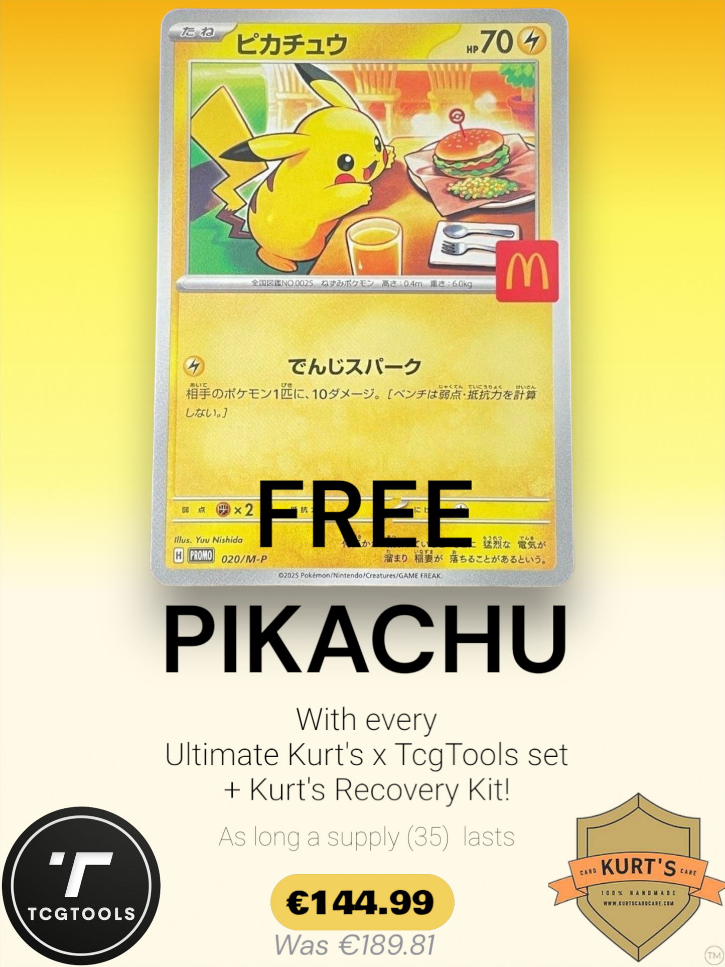 BurgerChuDeal! Ultimatives Kurt's x TcgTools Kit x Wiederherstellungskit!