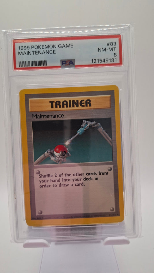 Base Set Maintenance 83 PSA 8