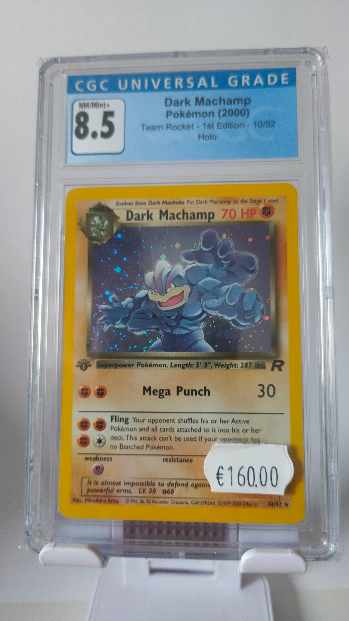 Dark Machamp Holo 1ed CGC 8.5