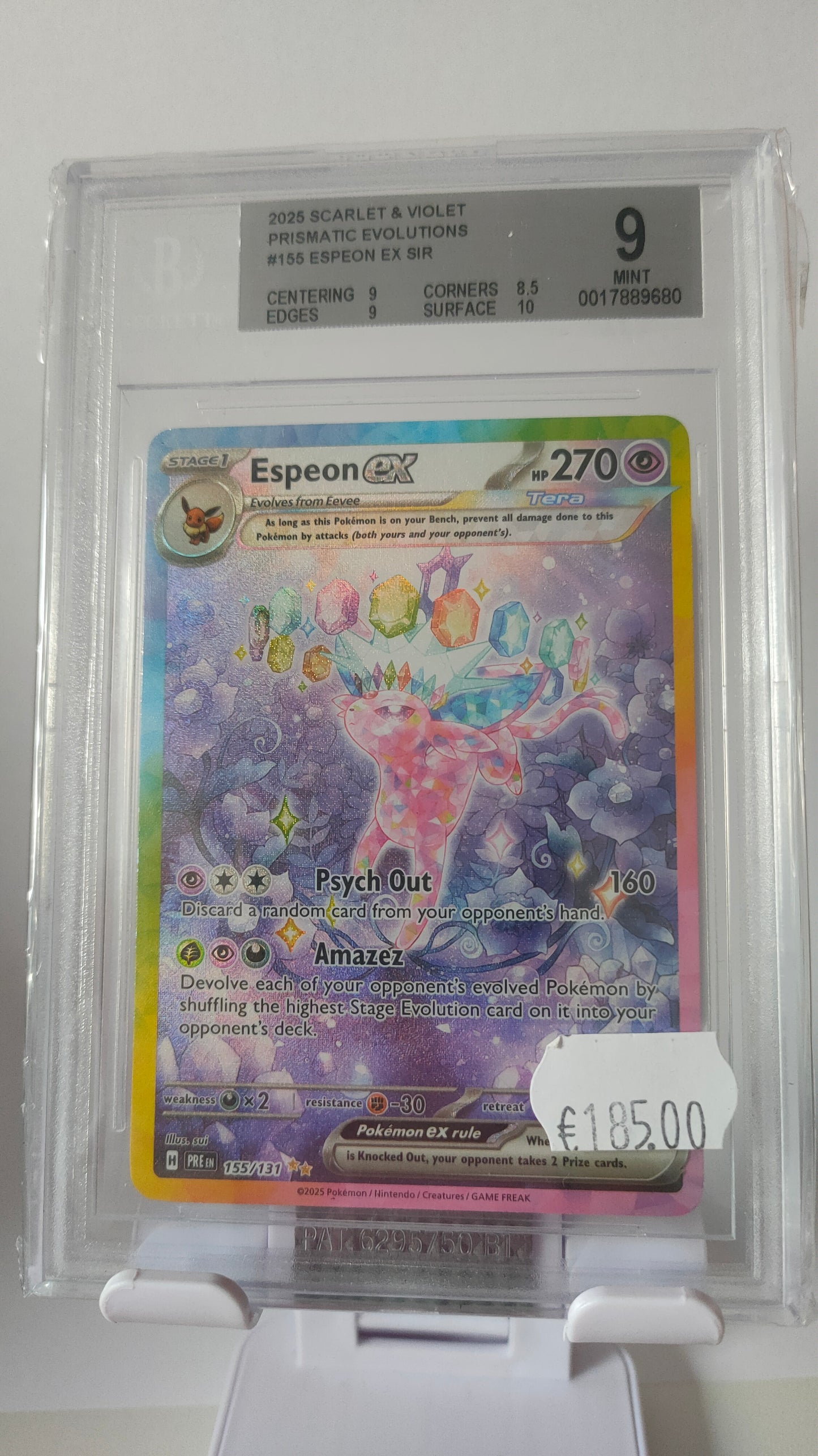 Espeon SIR BGS 9