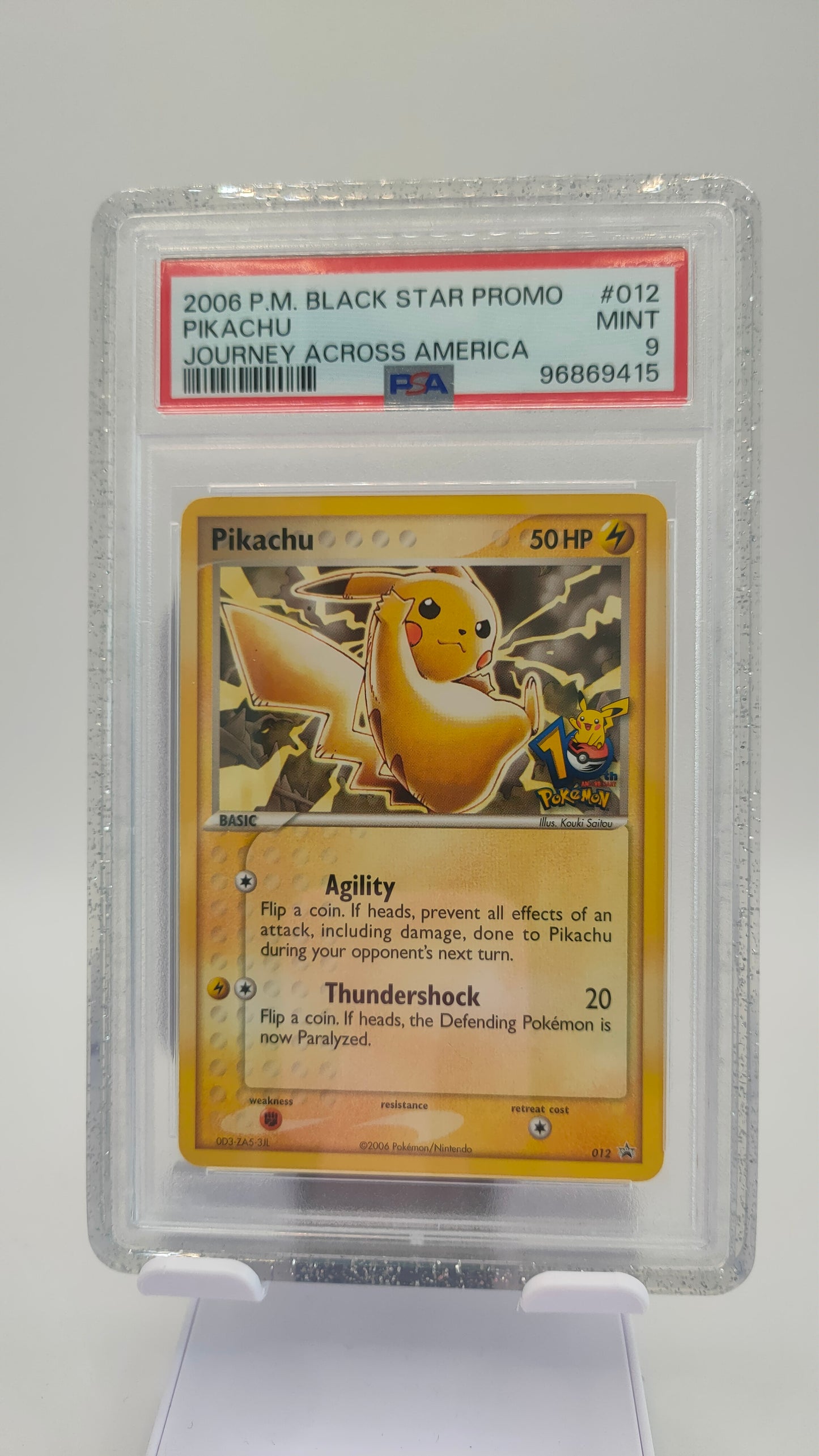 Pikachu Journey Across Amerika 012 PSA 9