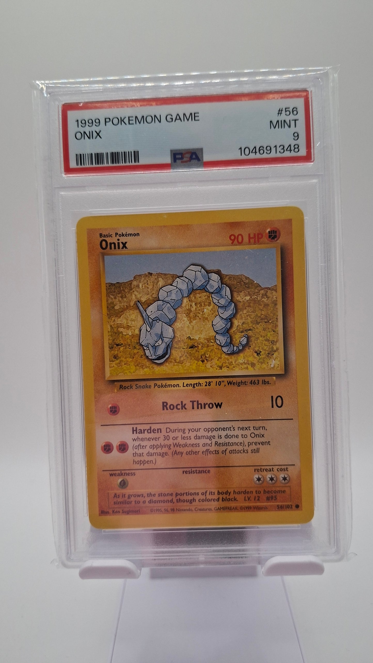 Base Set Onix 56 PSA 9