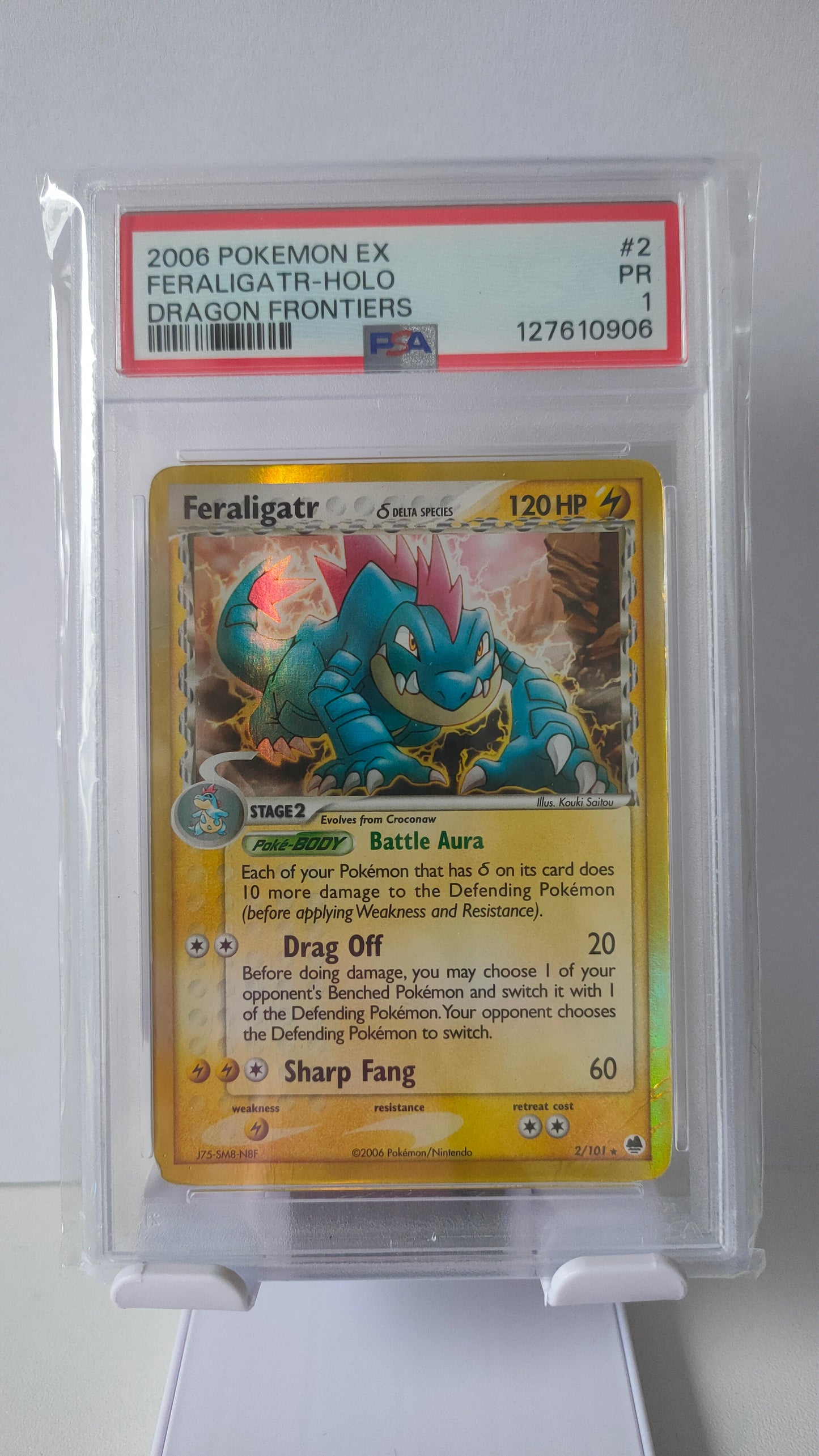 Feraligatr Holo PSA 1