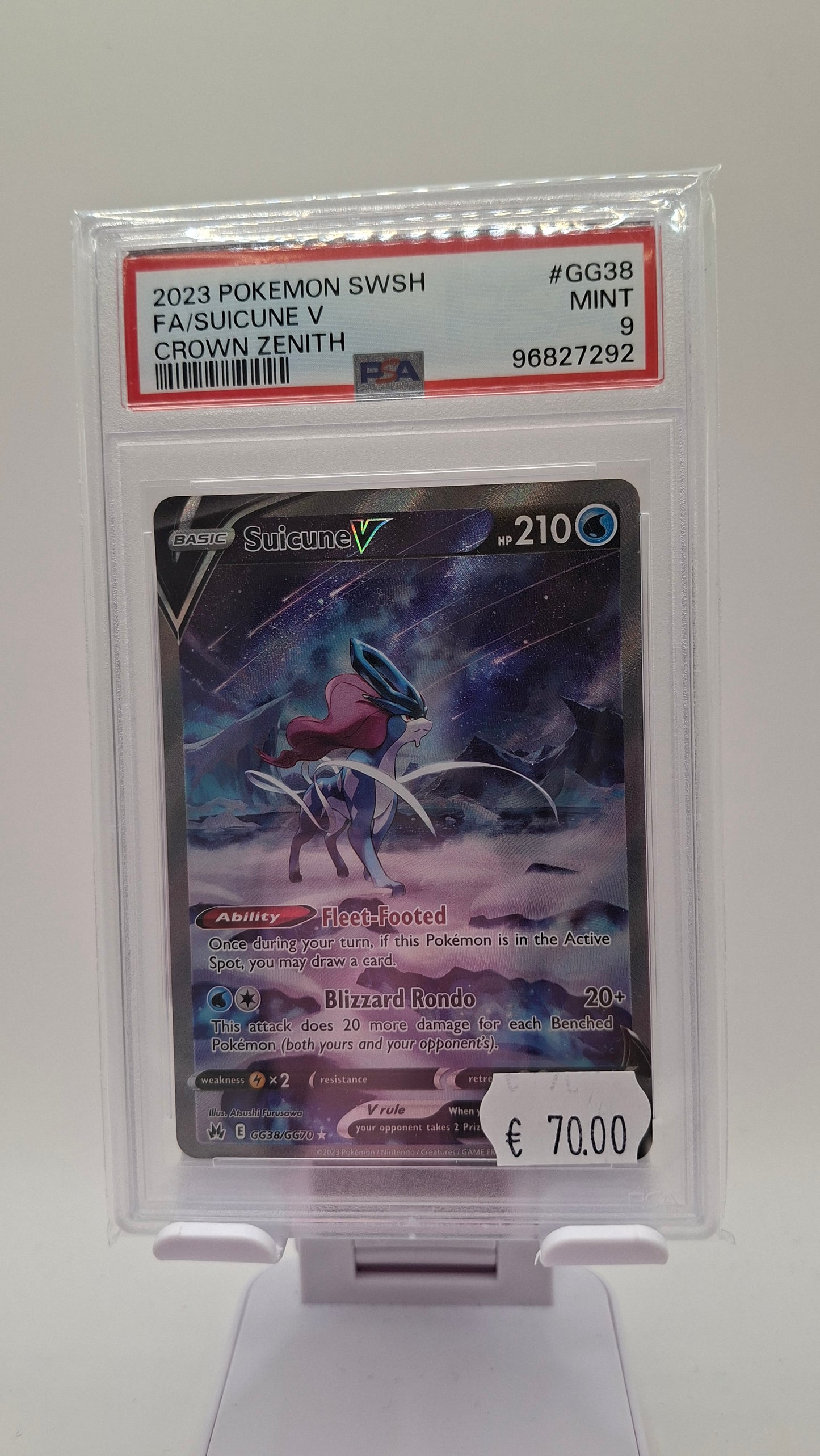 Suicune v GG38 PSA 9