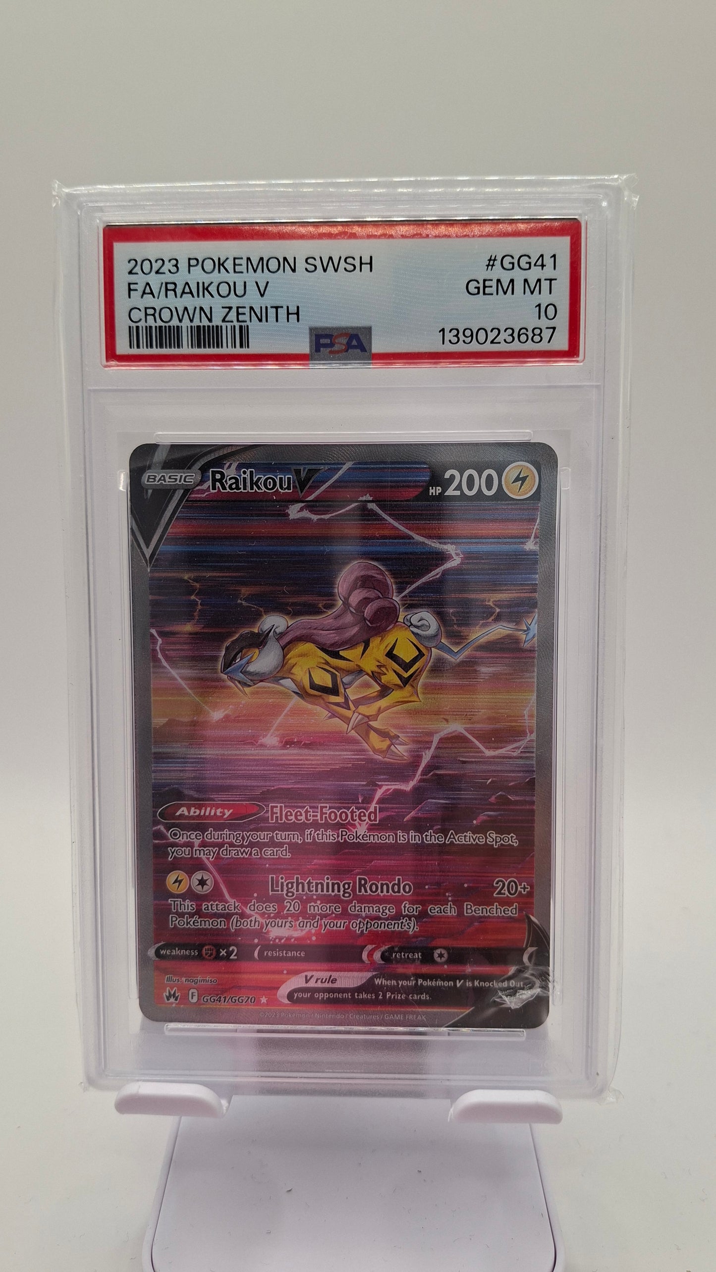 Raikou GG41 PSA 10