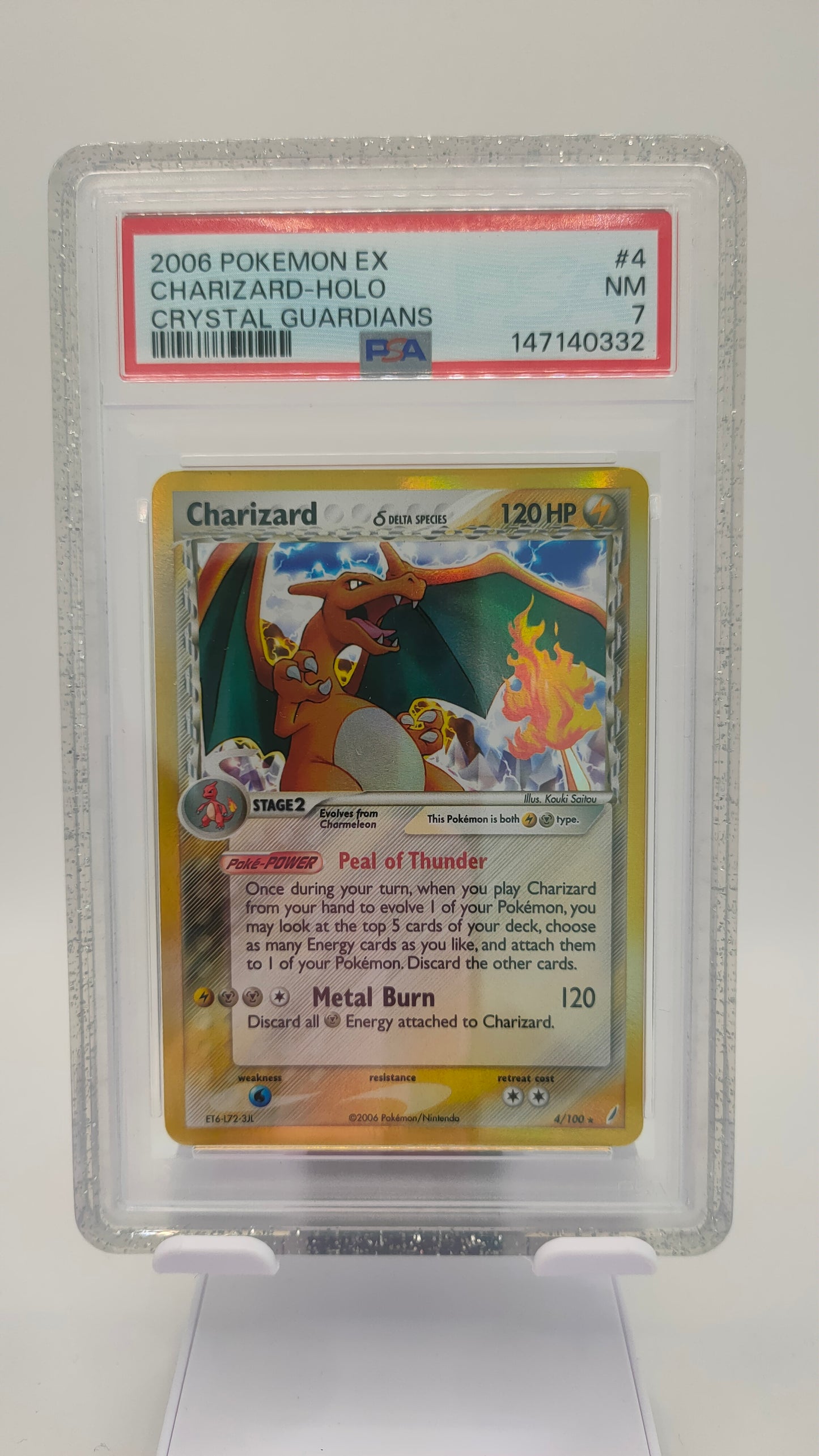 Charizard CG4 Holo PSA 7