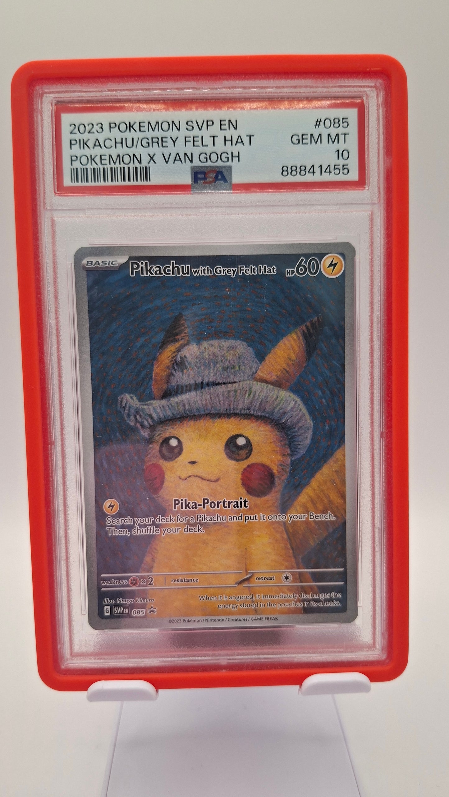 Van Gogh Pikachu 085 PSA 10