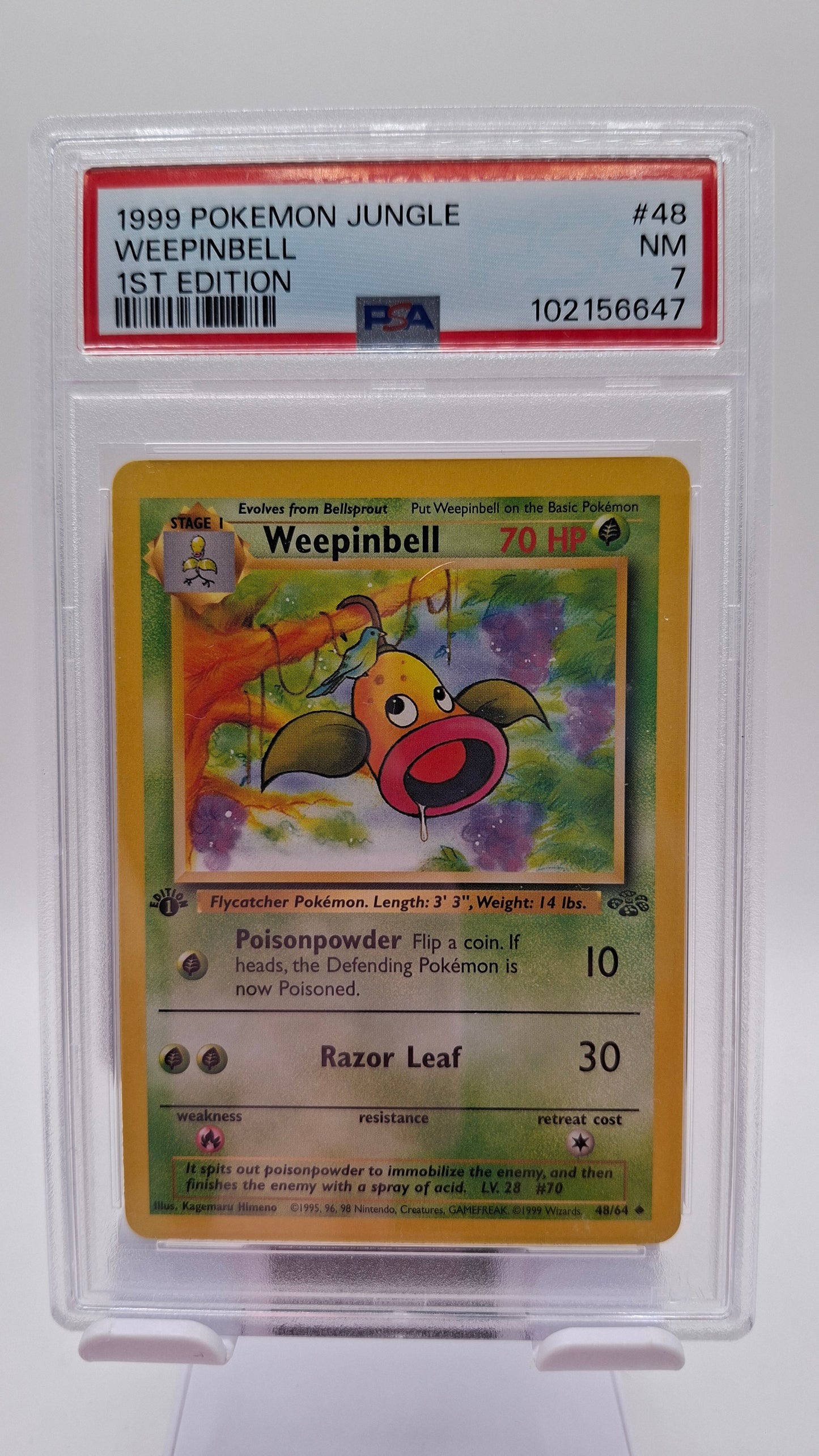 Weepinbell 1st ed 48 PSA 7