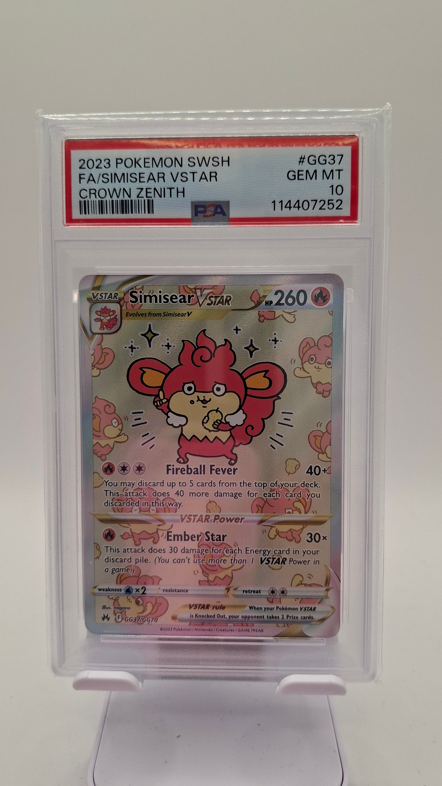 Simisear GG37 PSA 10