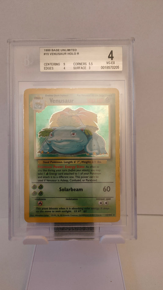 Base set Venusaur BGS 4