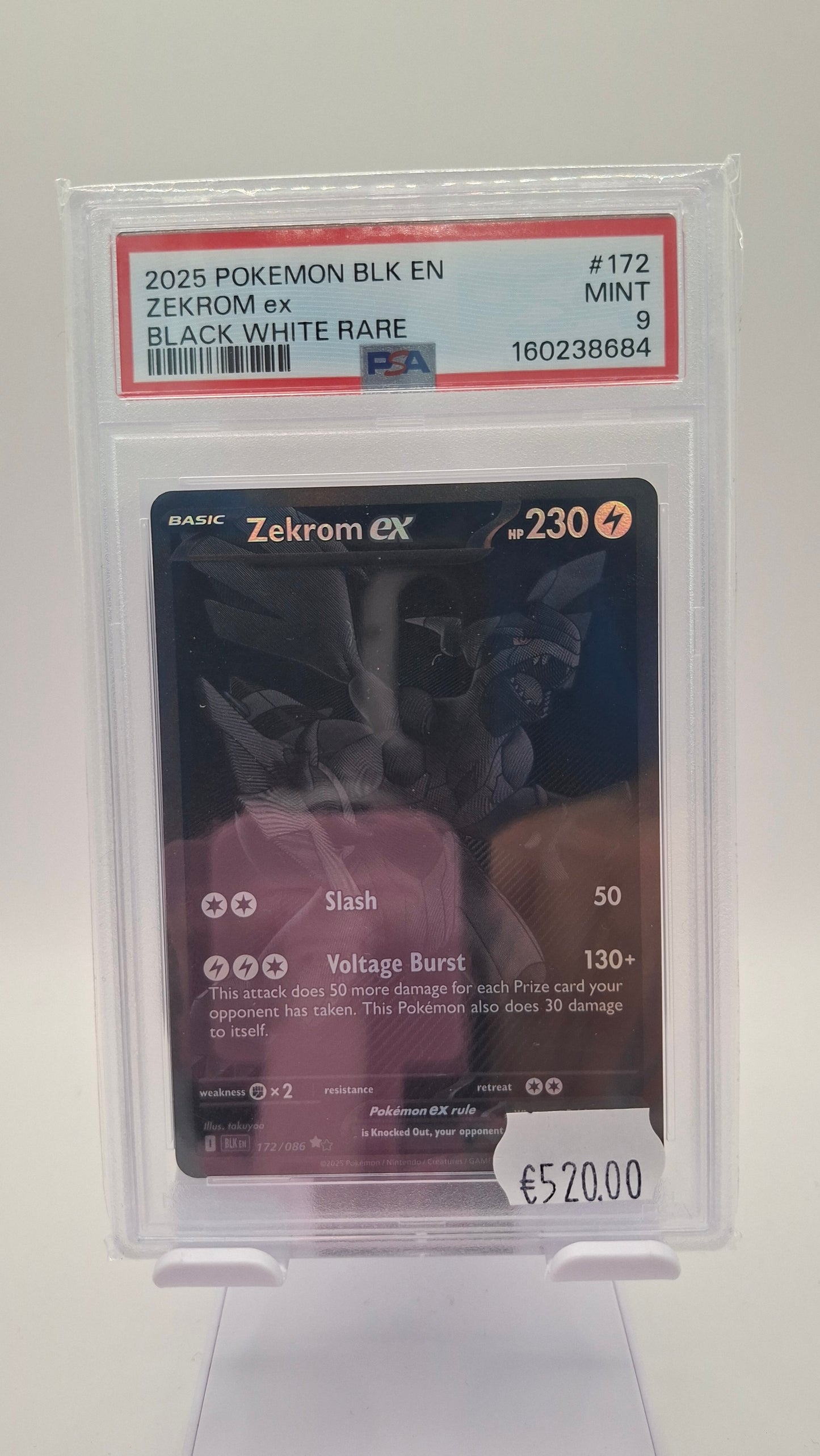 Zekrom 172 PSA 9