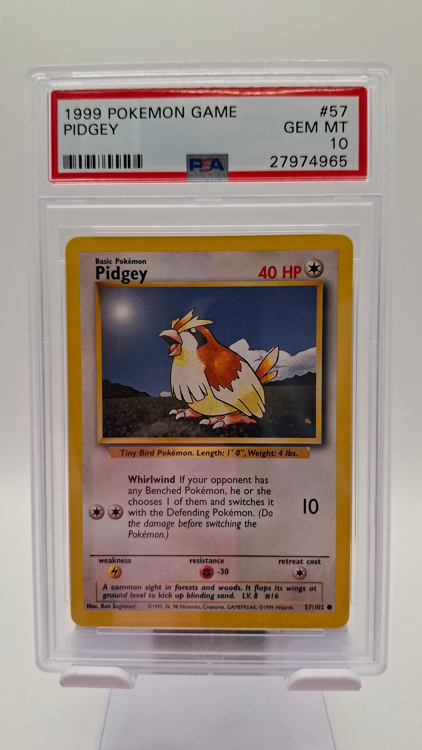 Pidgey 57 PSA 10