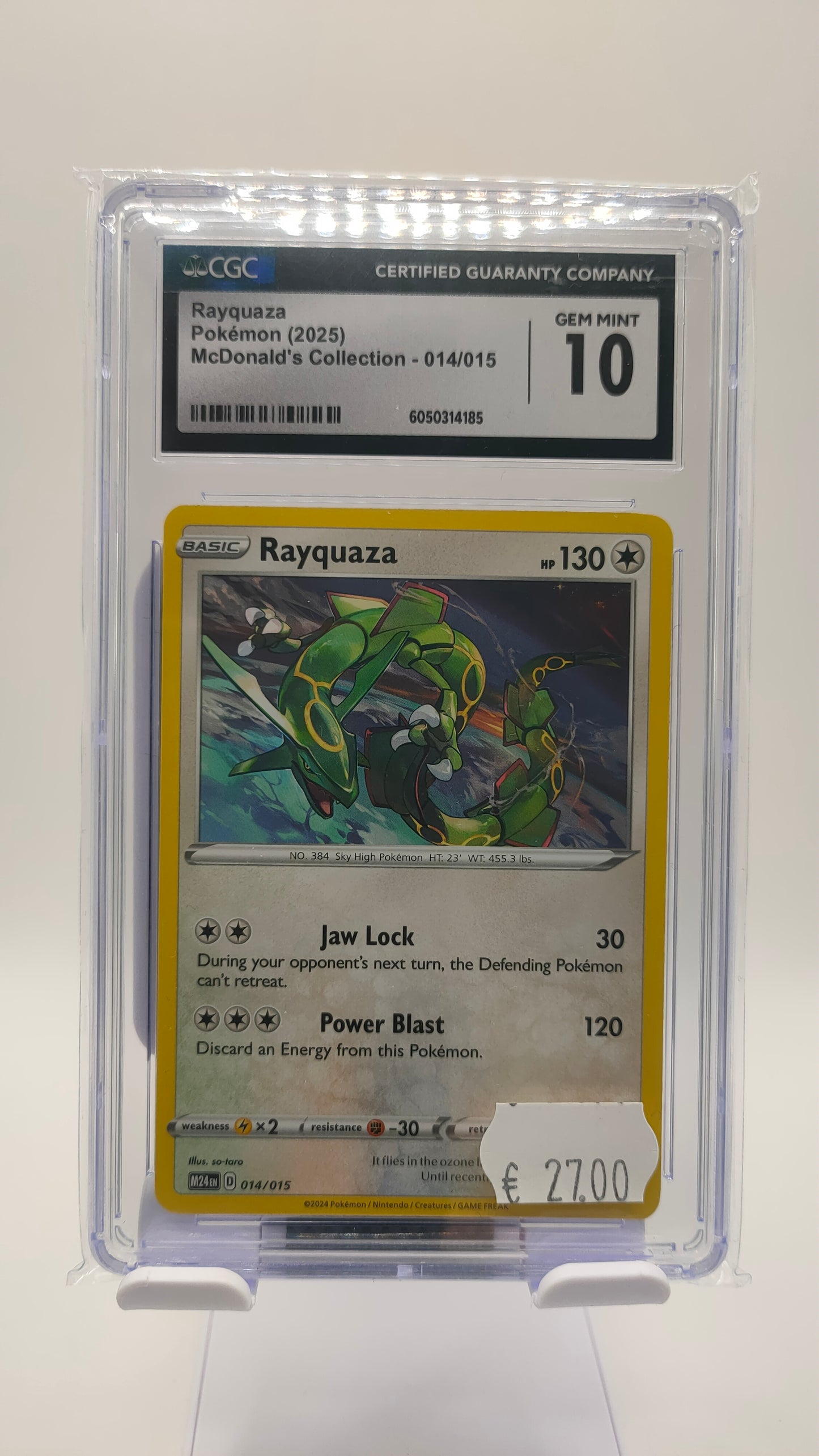 Rayquaza McDonalds 014 CGC 10