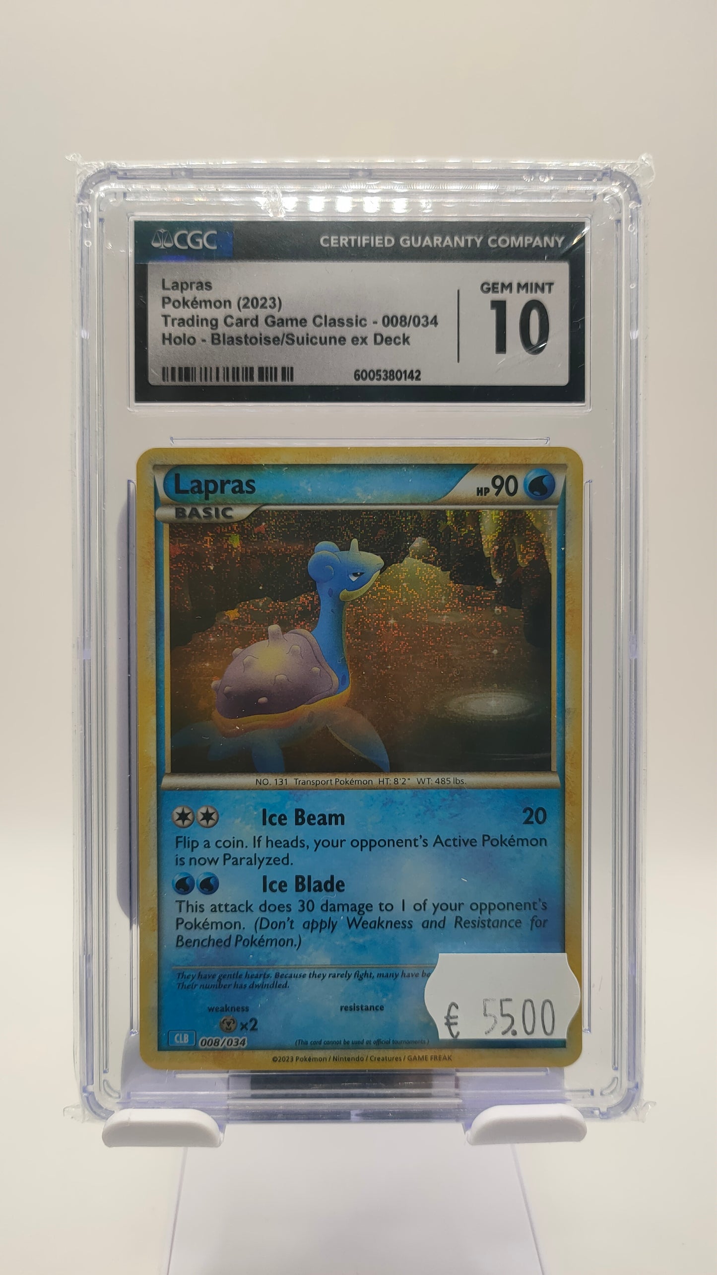 Lapras CLB 008 CGC 10