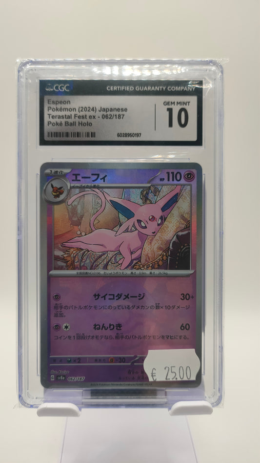 Espeon Poke Ball JP CGC 10