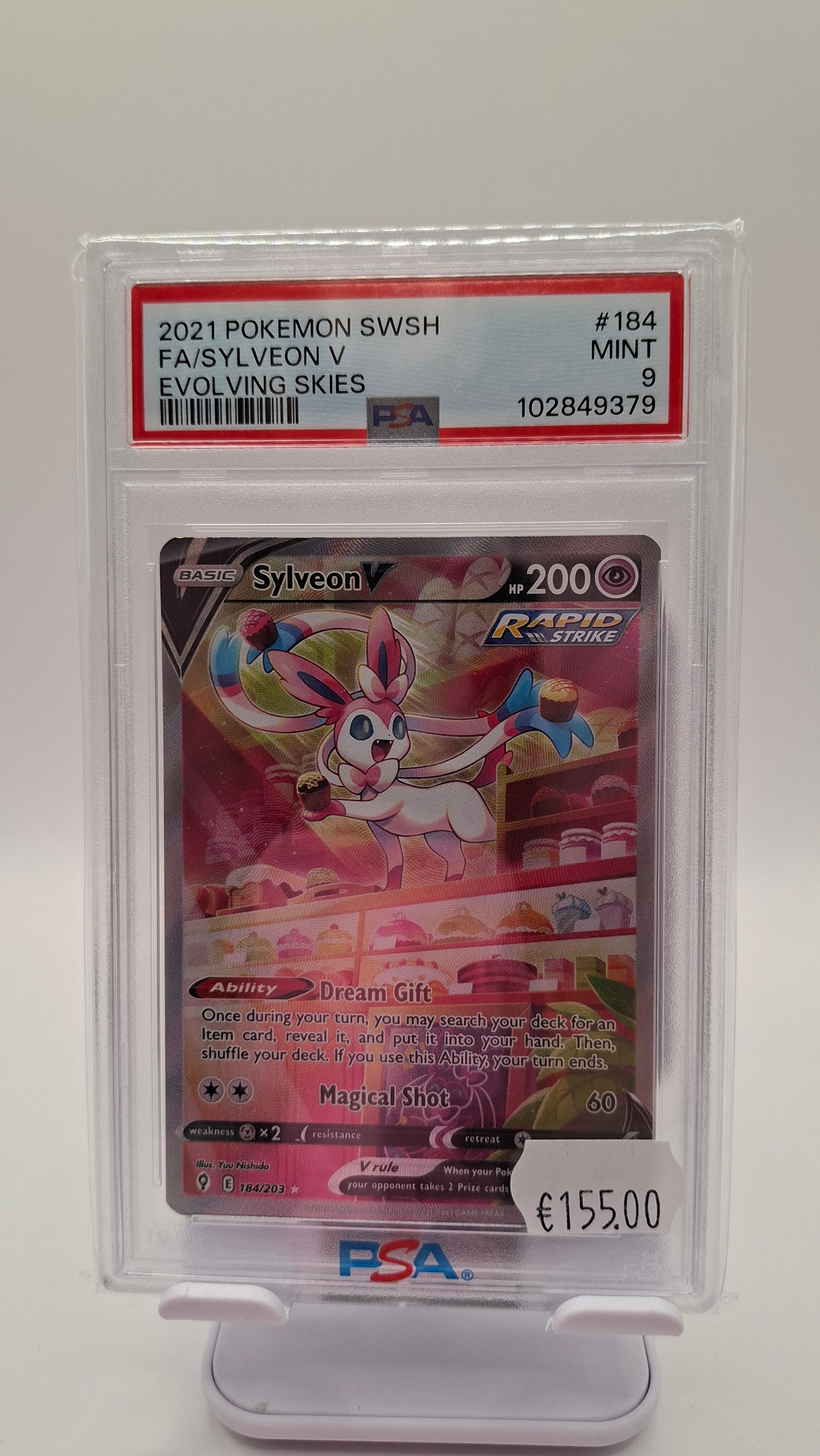 Sylveon 184 PSA 9