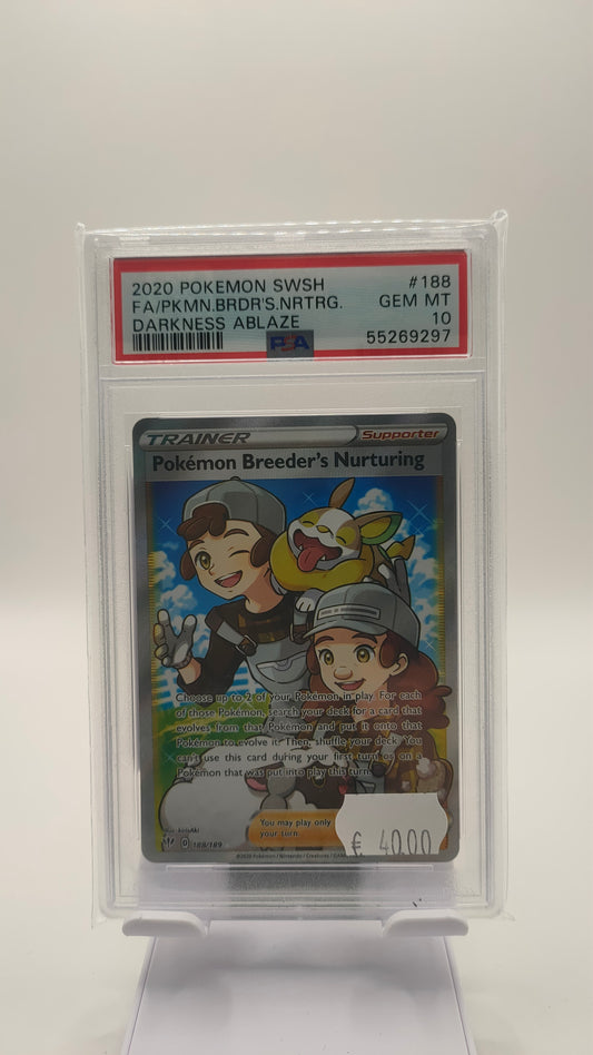 Pokemon Breeder 188 PSA 10