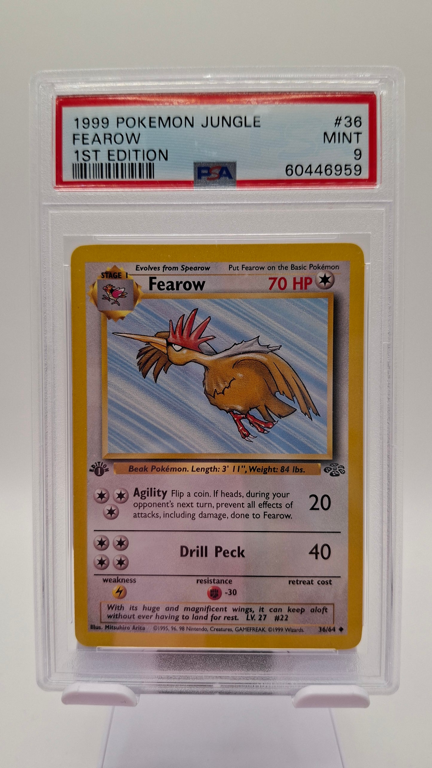 Fearow 1st ed 36 PSA 9