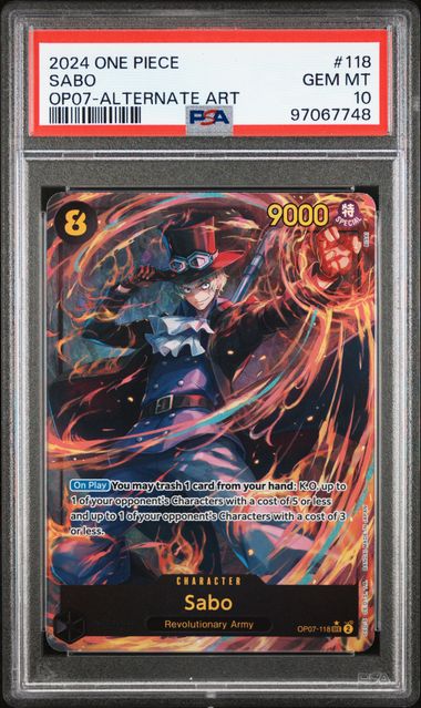 Sabo Alt Art OP07 PSA 10
