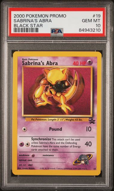 Sabrina's Abra BS Promo PSA 10