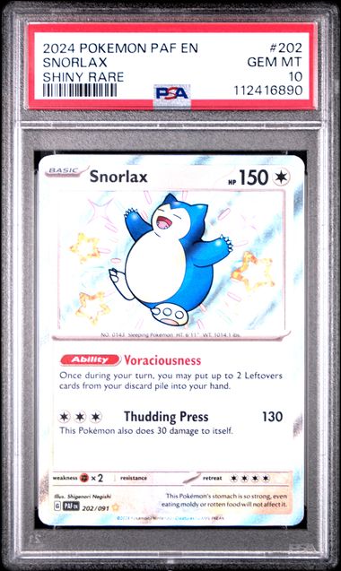 Snorlax Shiny PSA 10