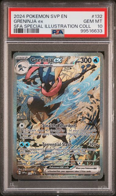 Greninja Illustration Collection PSA 10