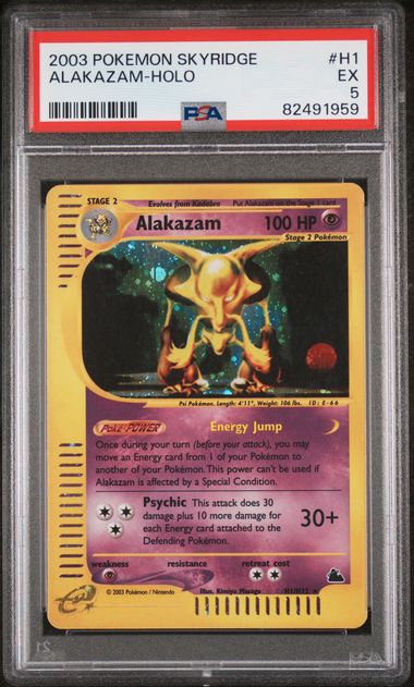 Alakazam Holo PSA 5