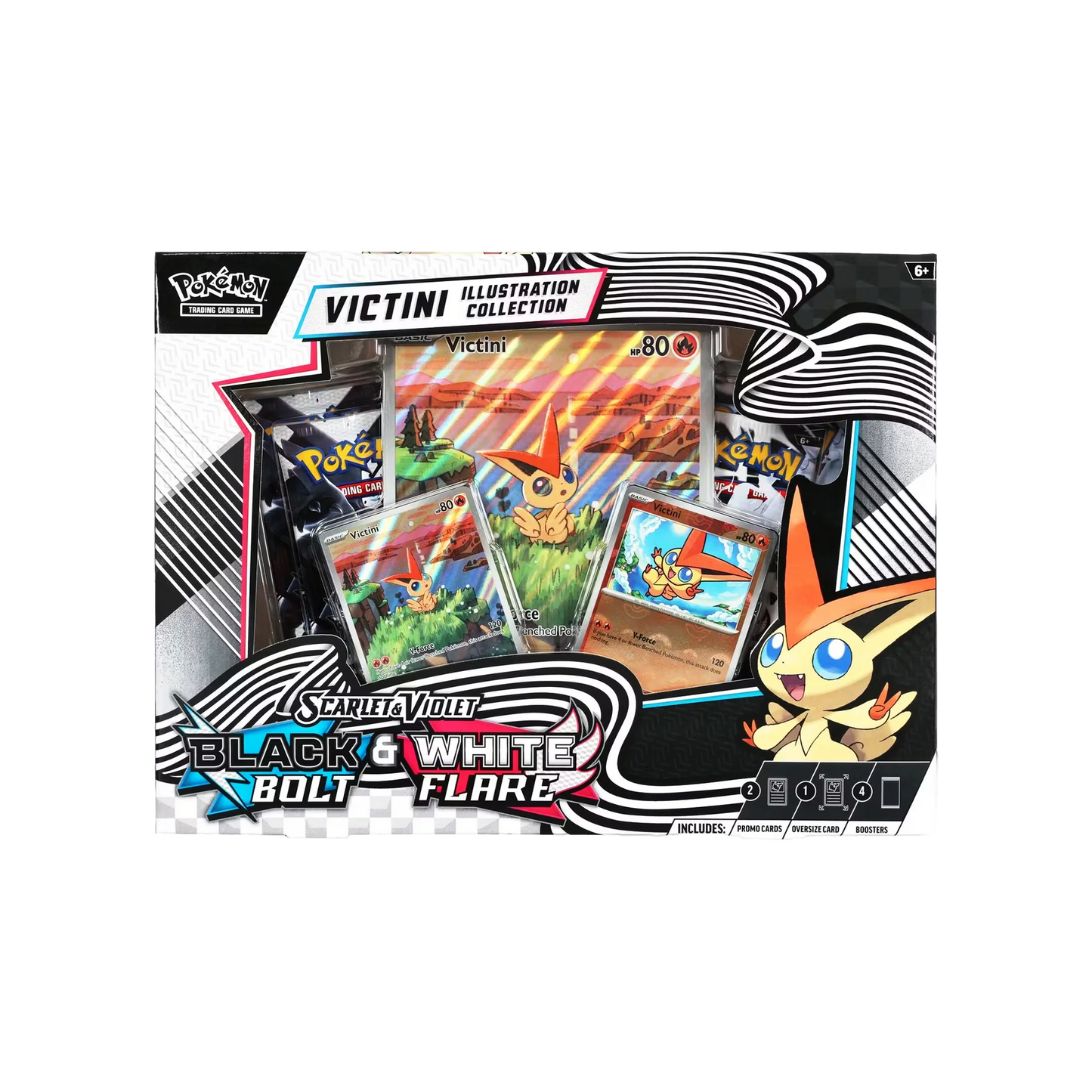 Victini Black Bolt & White Flare Collection