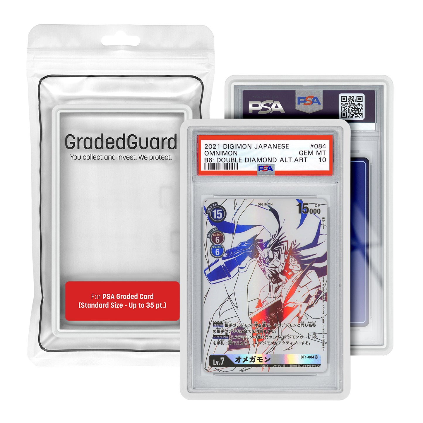 GradedGuard White PSA Standard Case