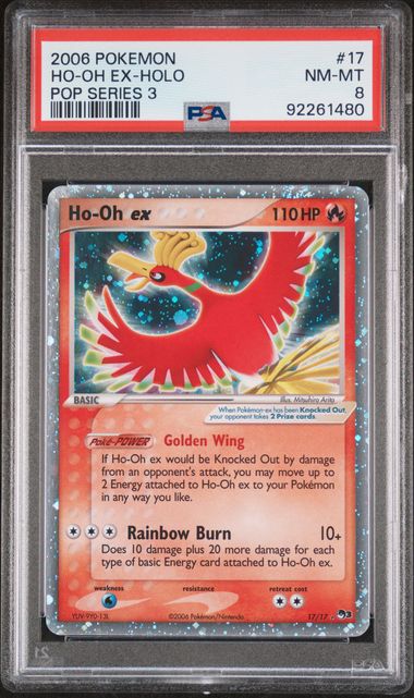 Ho-Oh ex Holo PSA 8