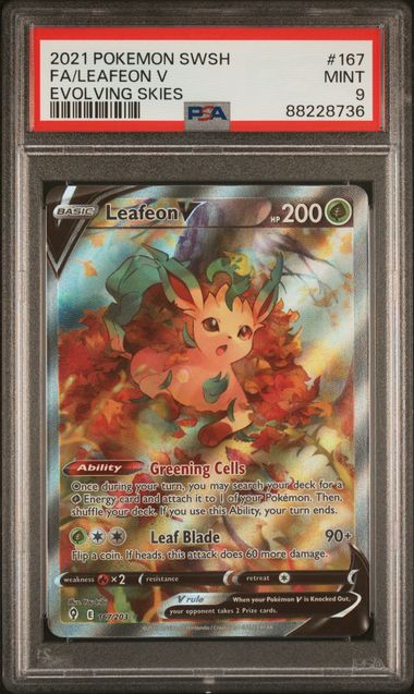 Leafeon Alt Art PSA 9