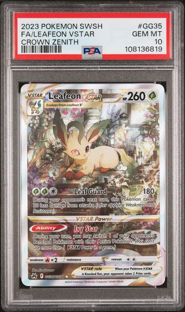 Leafeon GG35 PSA 10