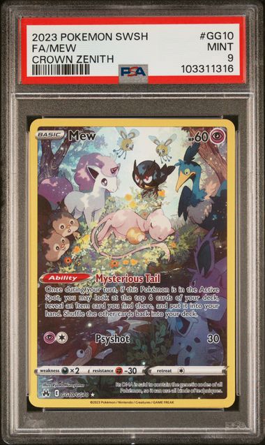 Mew GG FA PSA 9