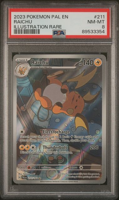 Raichu IR PSA 8