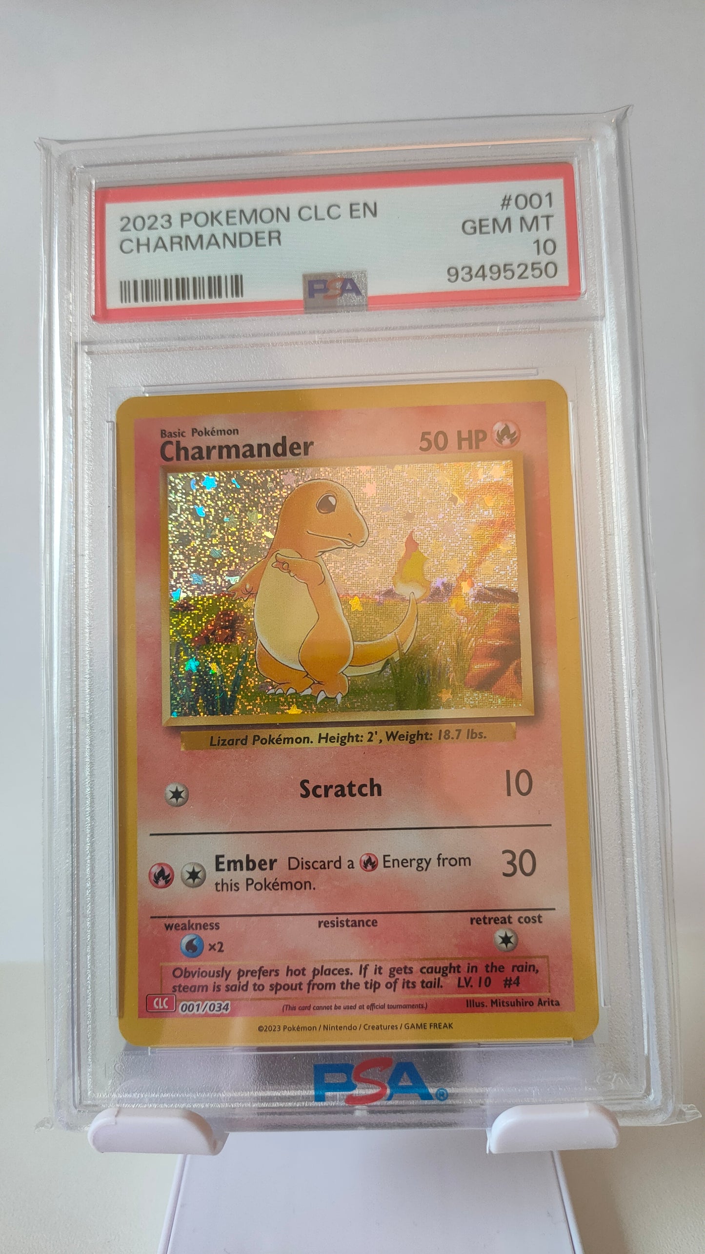 Charmander CLC 001 PSA 10