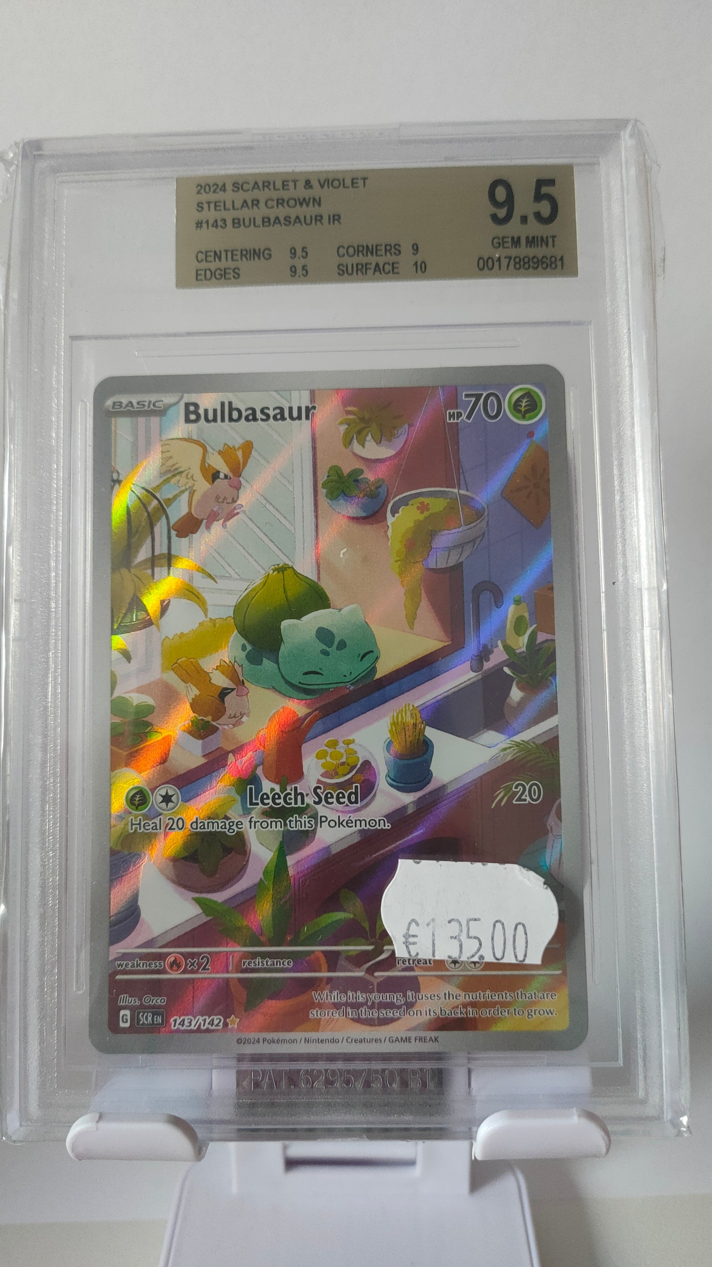 Bulbasaur IR BGS 9.5