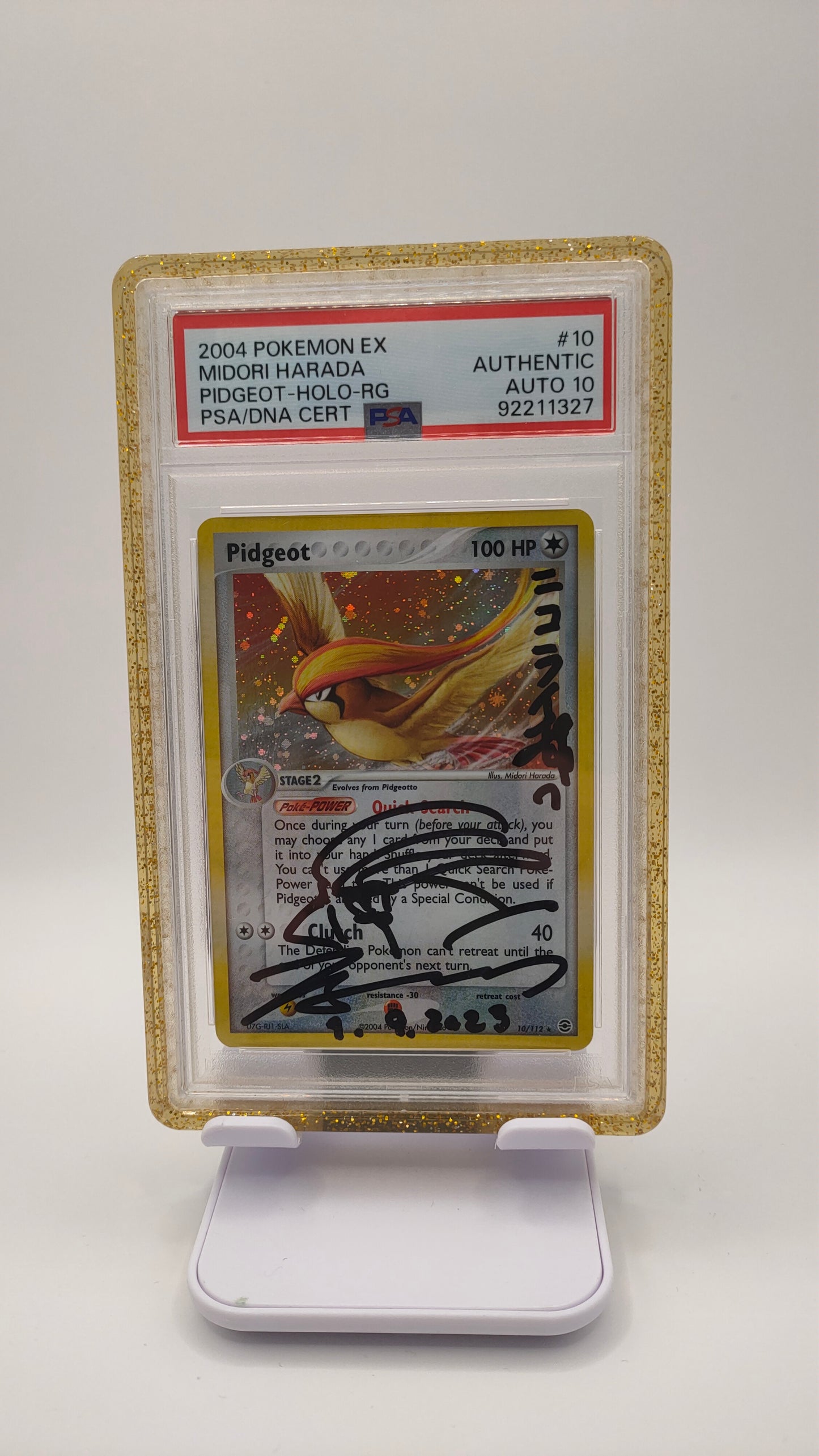 Pidgeot Midori Harada PSA Auto 10 – TcgTools