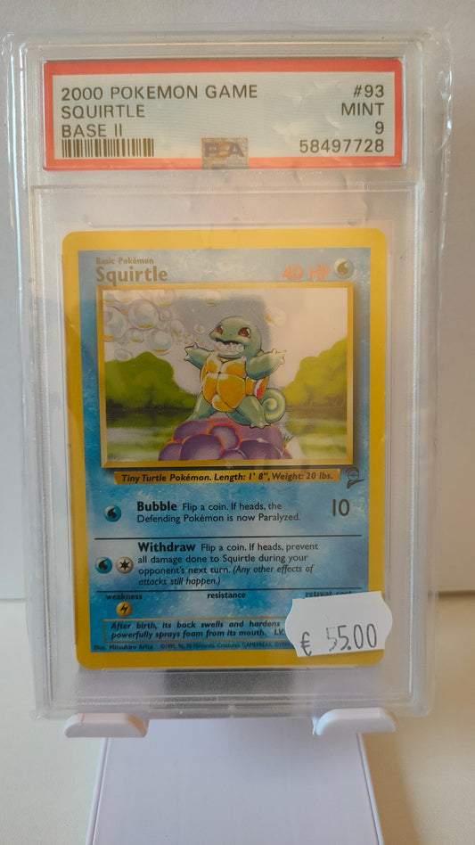 Squirtle Base II 93 PSA 9